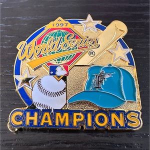Marlins World Series Champions 1997 Pin Florida Miami